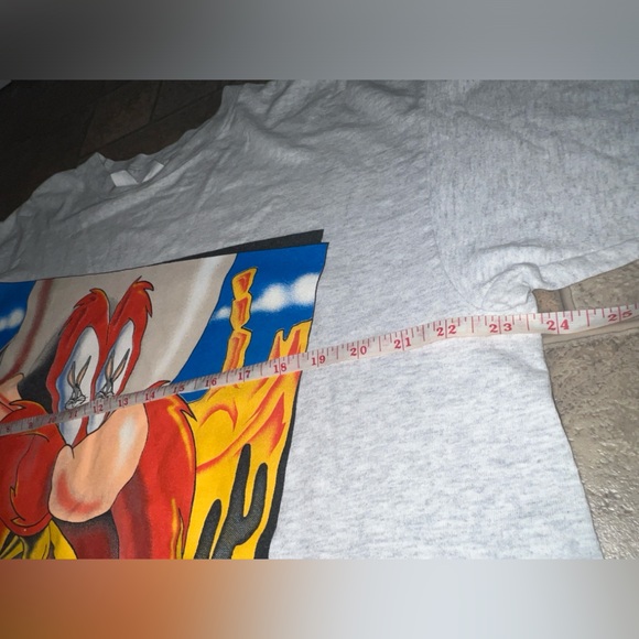 Retro Offical Yosemite Sam Tshirt, 1995 XL. Bugs Bunny, Looney Tunes, Athletic - Picture 8 of 14